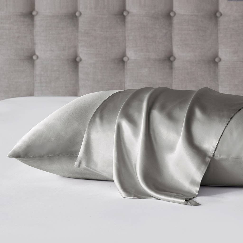 Olliix - Wholesale Bedding Pillowcase/Sham - Mulberry Silk Luxury Single Pillowcase, Grey1