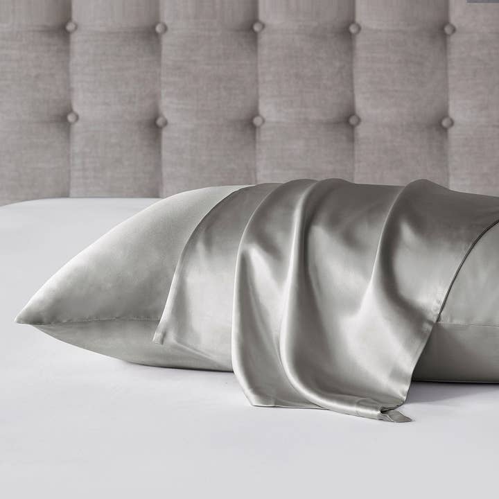 Olliix - Wholesale Bedding Pillowcase/Sham - Mulberry Silk Luxury Single Pillowcase, Grey1