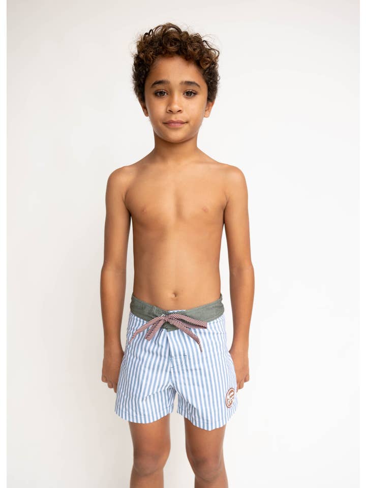 Kid’s Townshort Boardshorts in Pinstripe for wholesale on Faire2
