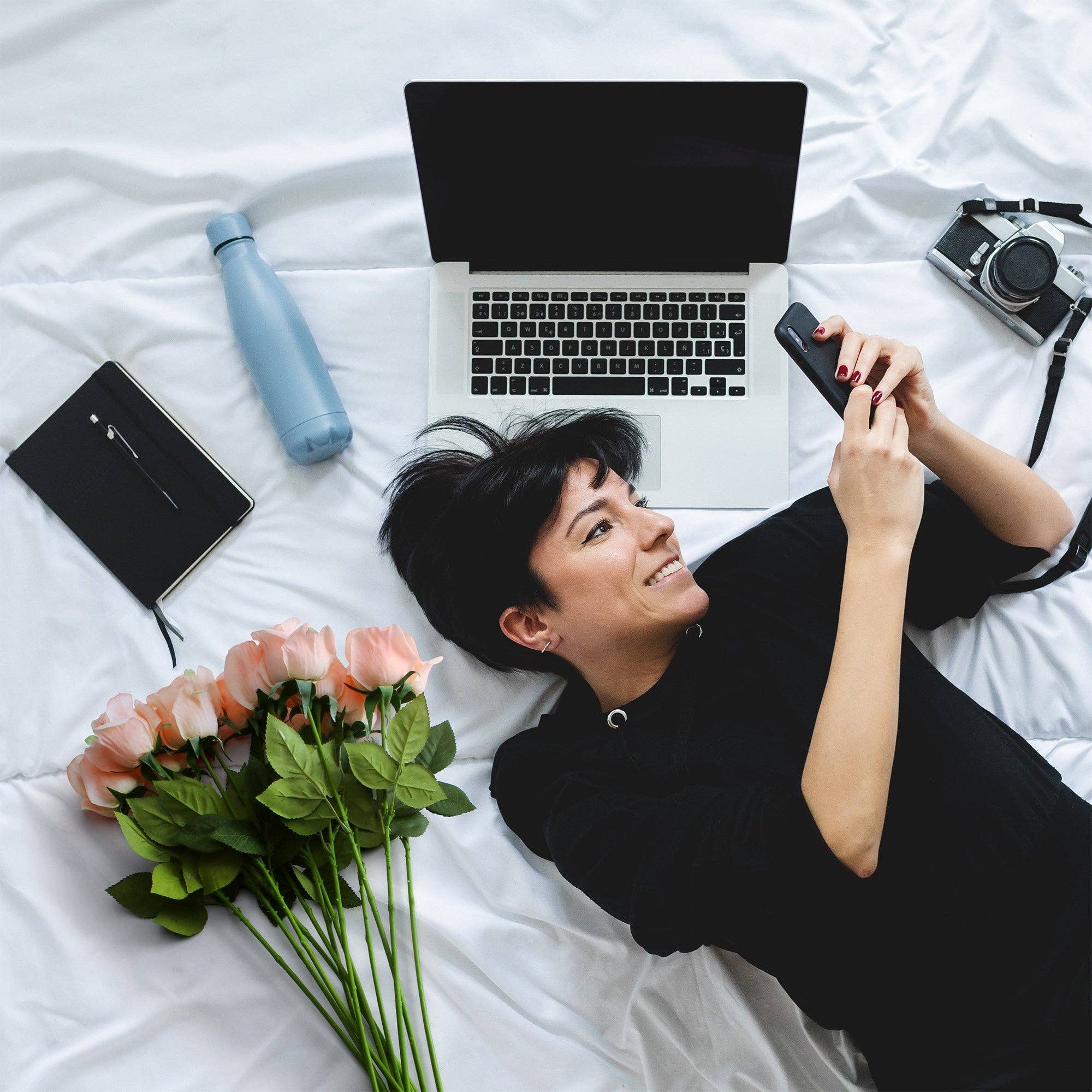 Grand Verde - Wholesale Artificial Flowers - Roses Real-Touch Artificial Flowers 22” Long Stems, 12pcs11