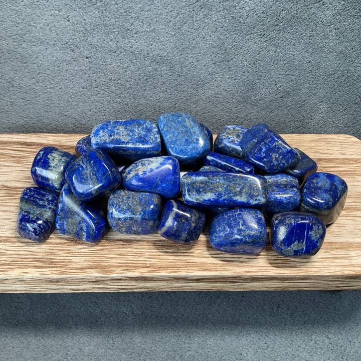 Rock Restock - Wholesale Spiritual Stone/Crystal - Lapis Lazuli Tumbled Stones - 1 lb