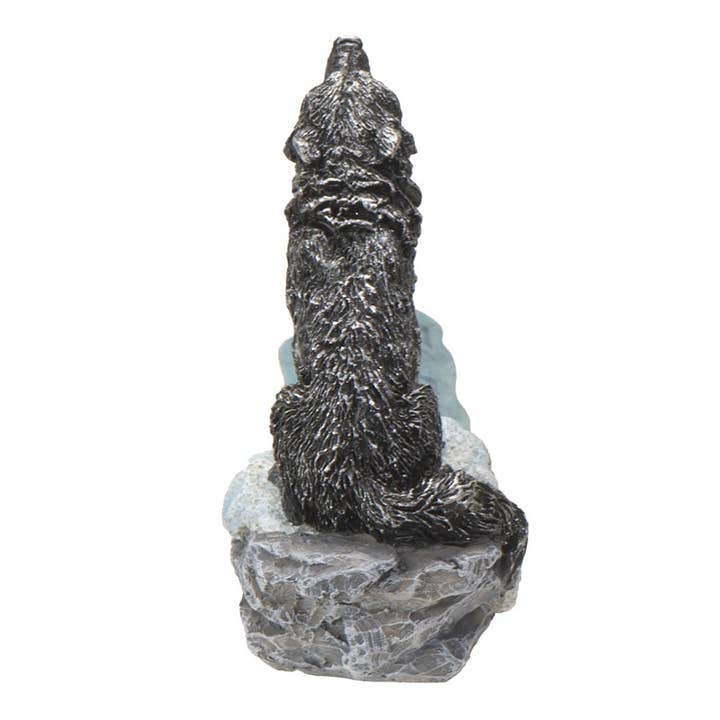 Pacific Trading – wholesale Incense holder – 15117 Grey Wolf Incense Burner