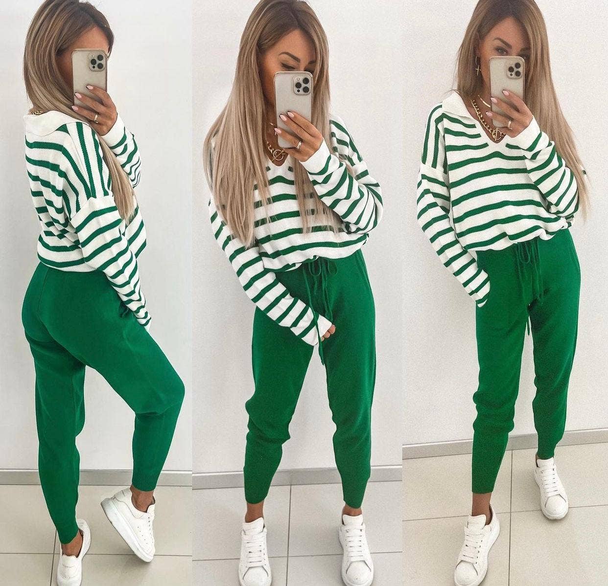 LORIANE - Vente Ensemble haut et pantalon (PAS d'intérieur) - Femme - 7158 Ensemble pull et pantalon4