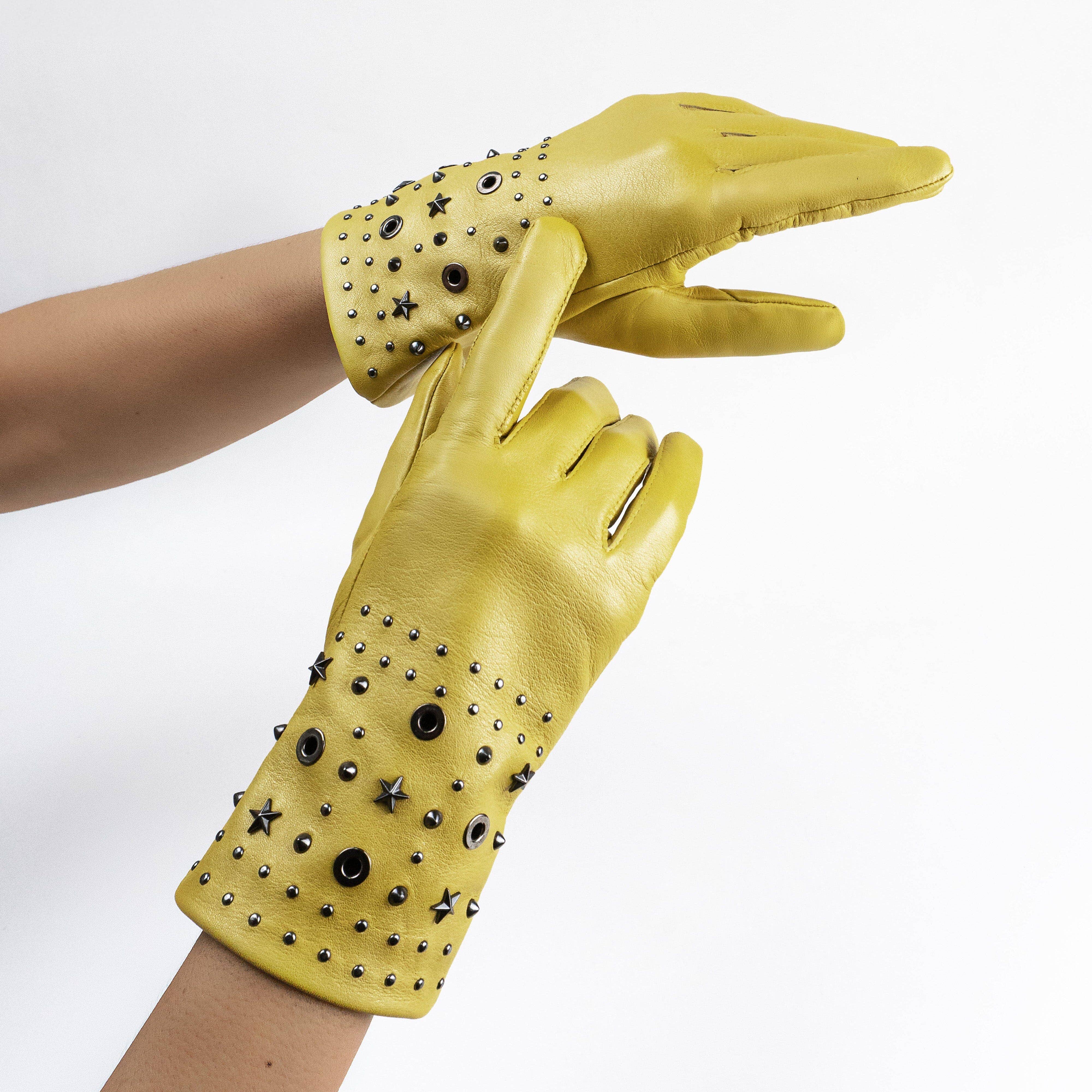 Glove Story - Wholesale Gloves - Women's - Women’s Lambskin Leather Gloves – 100% Silk Lining – 21640SN8