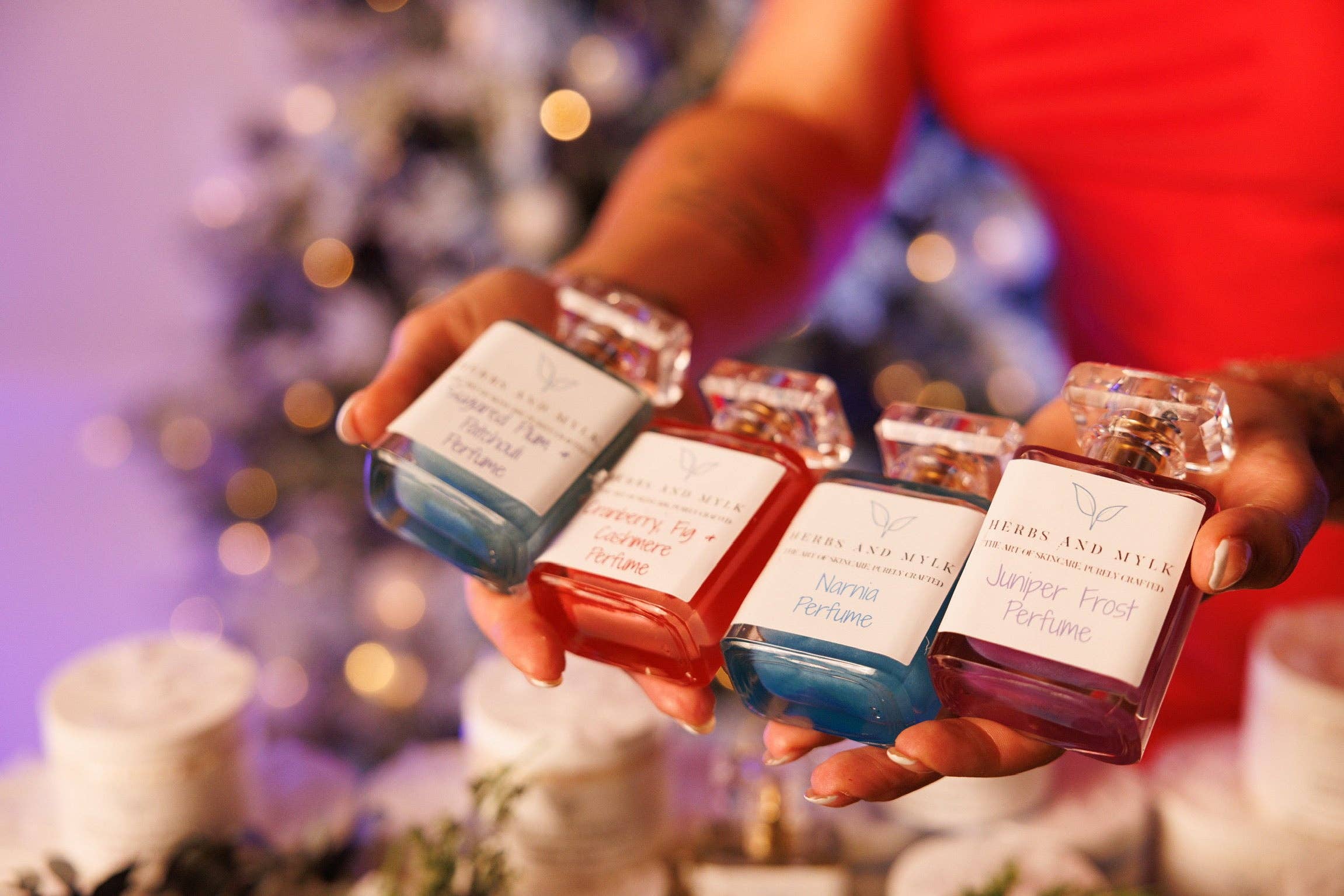 Herbs and Mylk - Wholesale Perfume gift set - Wrapped In Radiance Perfume Collection