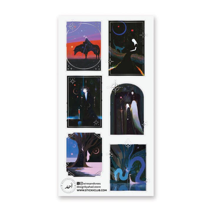 Between Worlds Sticker Sheet for wholesale by STICKII