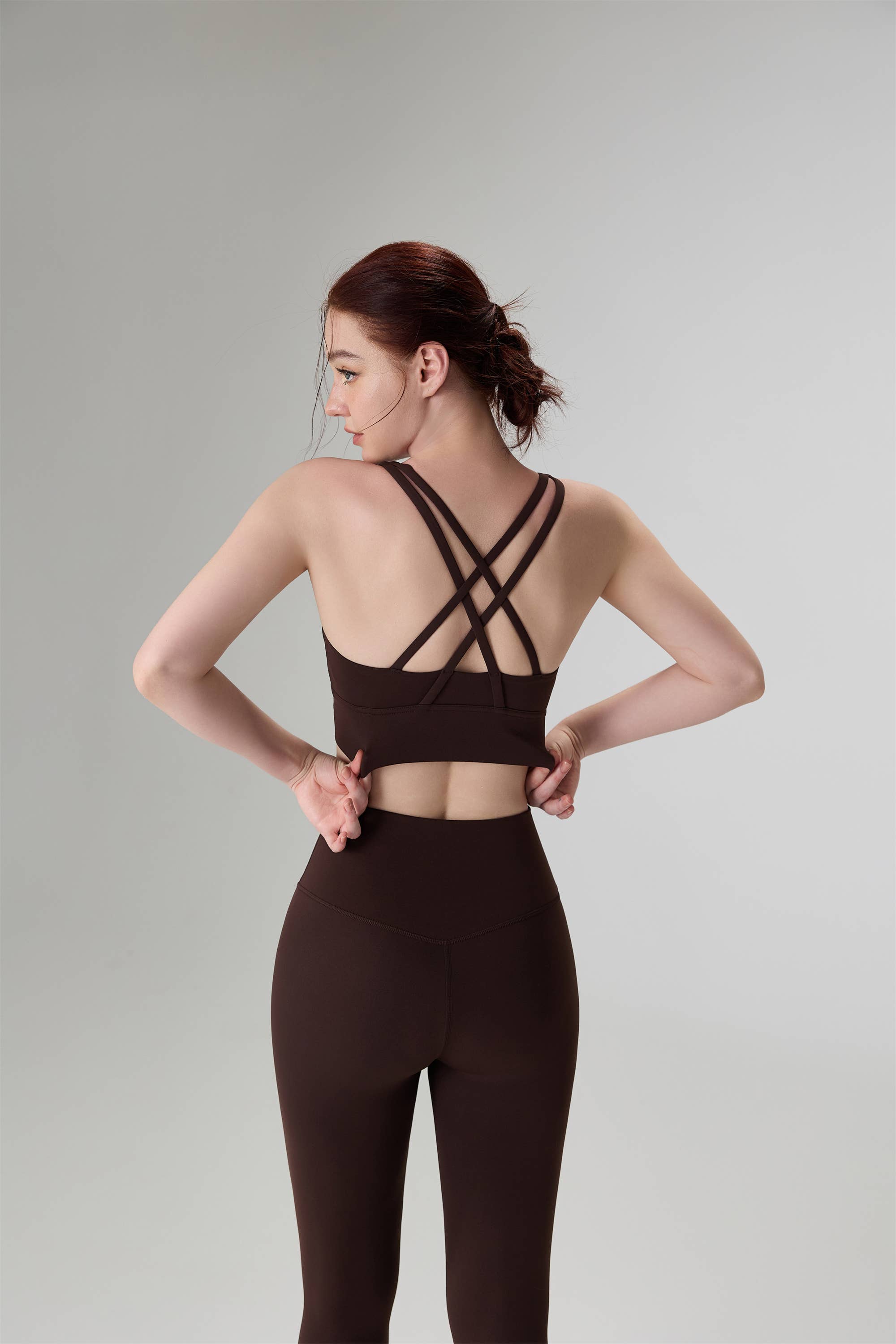 91thelabel - Wholesale Activewear Set - Women's - Isabella Strappy Back Sports Bra & Legging Activewear Set 20