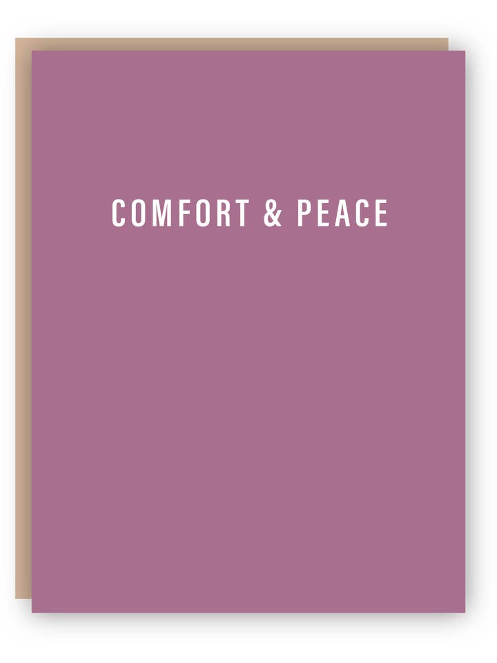 COMFORT & PEACE for wholesale by Notes Speak