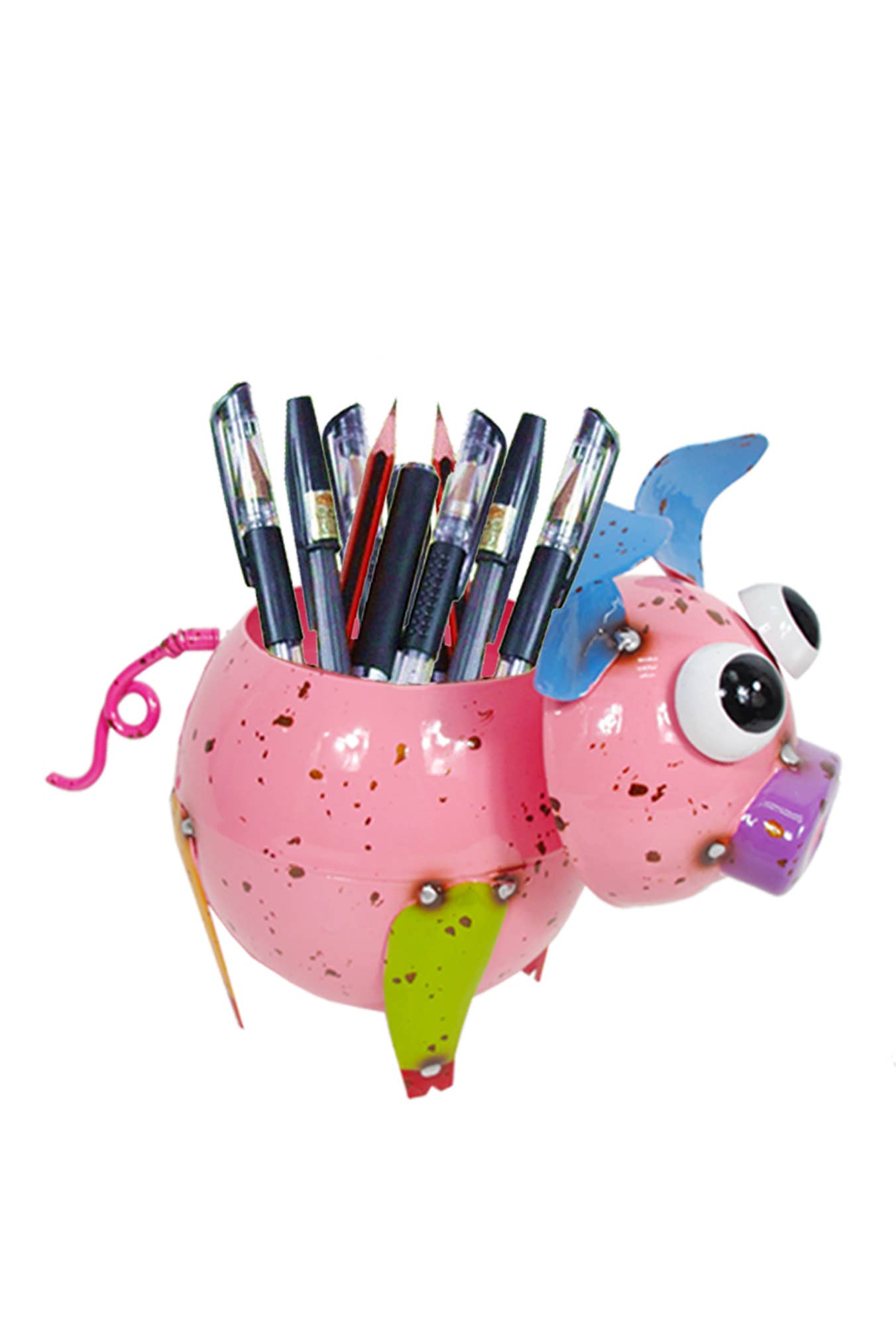Continental Art Center - Wholesale Plant Pot - Painted and Enameled Mini Pig Planter3