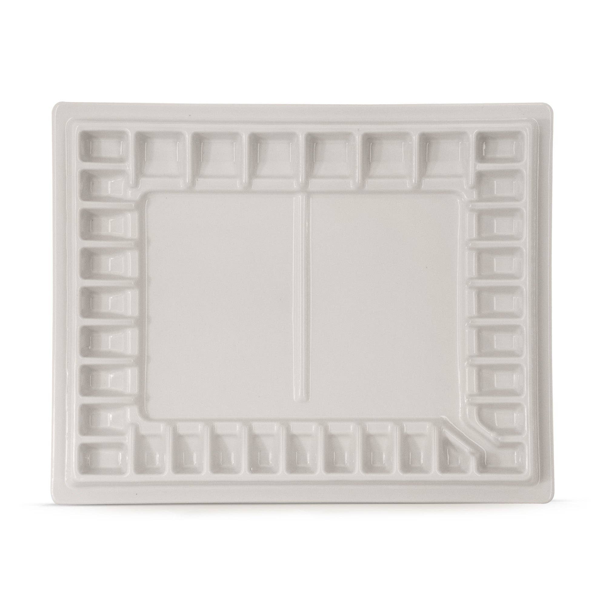 Pintar Art Supply - Wholesale Palette/Mixing Tray - Pintar 33-Well Ceramic Palette for All Water-Based Paints1