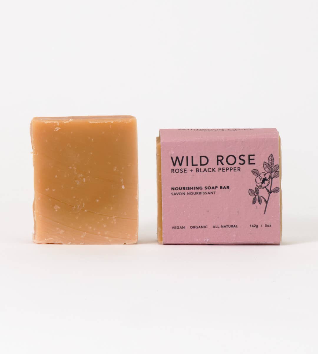 Wildwood Creek - Wholesale Bar Soap - Wild Rose Natural Vegan Organic Soap Bar | Full Size