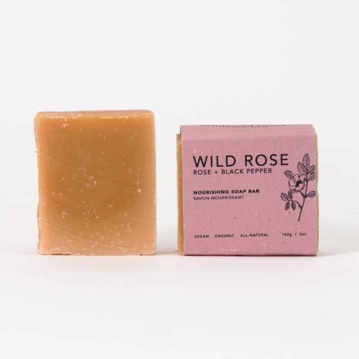 Wildwood Creek - Wholesale Bar Soap - Wild Rose Natural Vegan Organic Soap Bar | Full Size
0
