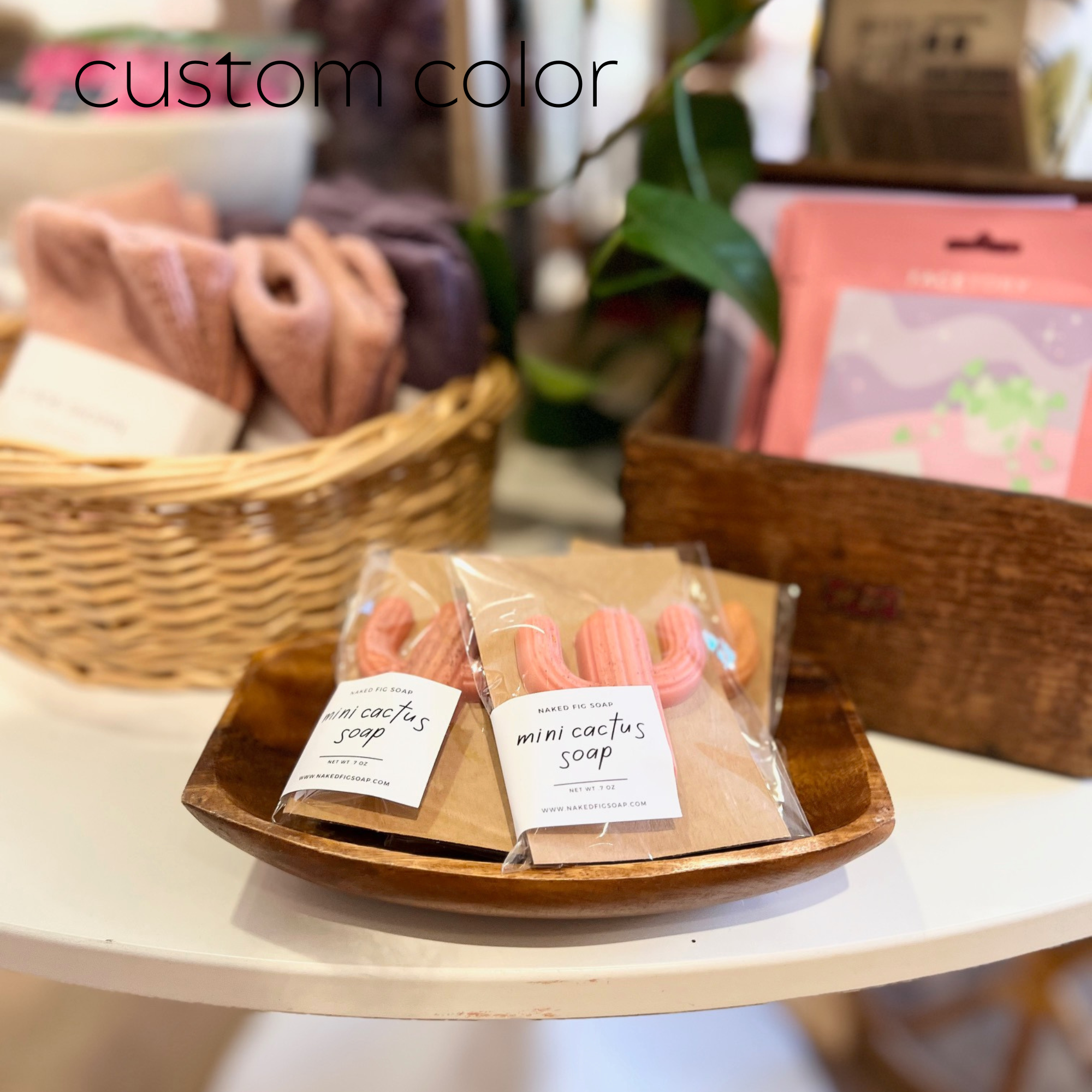 Naked Fig – sabonete sólido por atacado – Mini Sabonete para Cactus - Individual (individual)25