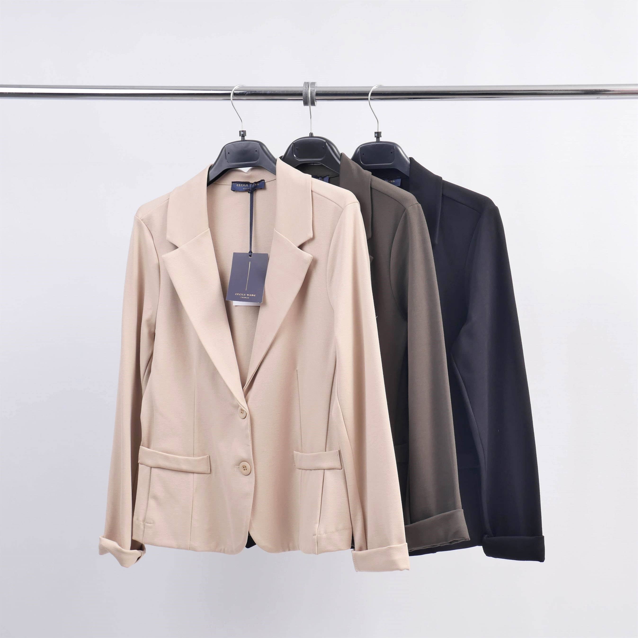 Cecile Wang - Wholesale Blazer - Women's - Stretch blazer CVA5161726