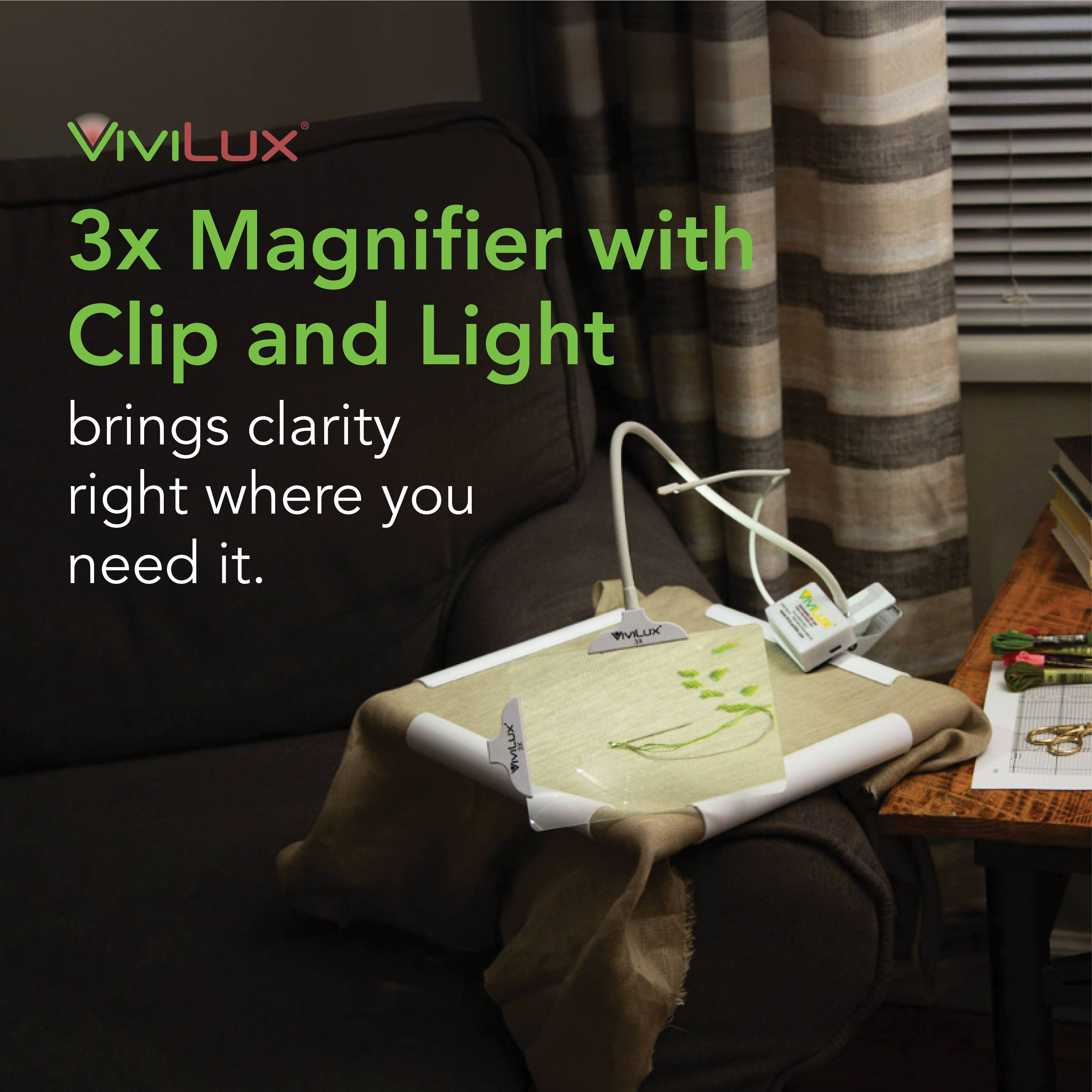 ViviLux LED Lights Magnifiers Lasers - Wholesale Magnifying Glass - Magnifier & UltraLight LED Craft Light and Rare Earth Magnet2