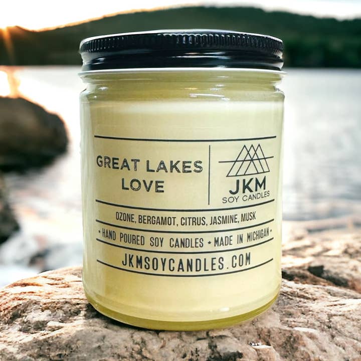 Great Lakes Love - Michigan Collection for wholesale by JKM Soy Candles