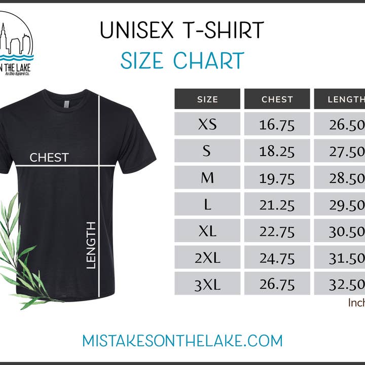 Mistakes on The Lake - Wholesale Screen Printed T-Shirt - Unisex - Great Lakes Compass Tee1