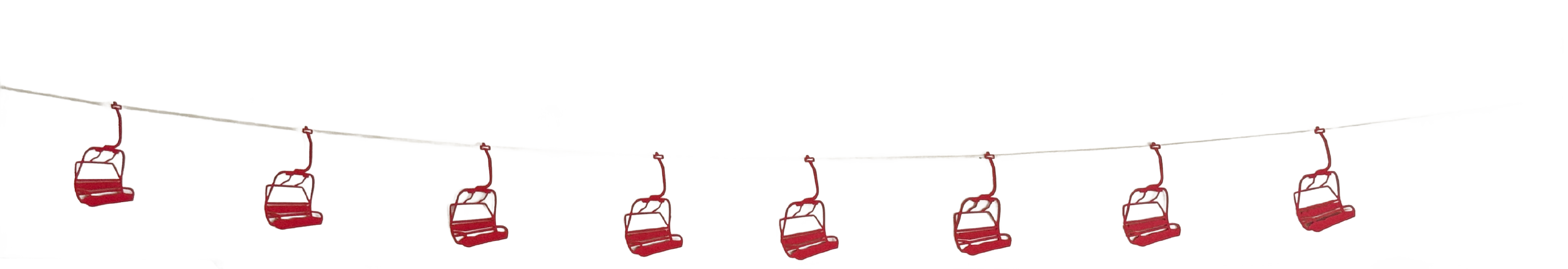 The Creative Garland Company - Vente Fanion/guirlande - La guirlande du mini-télésiège1