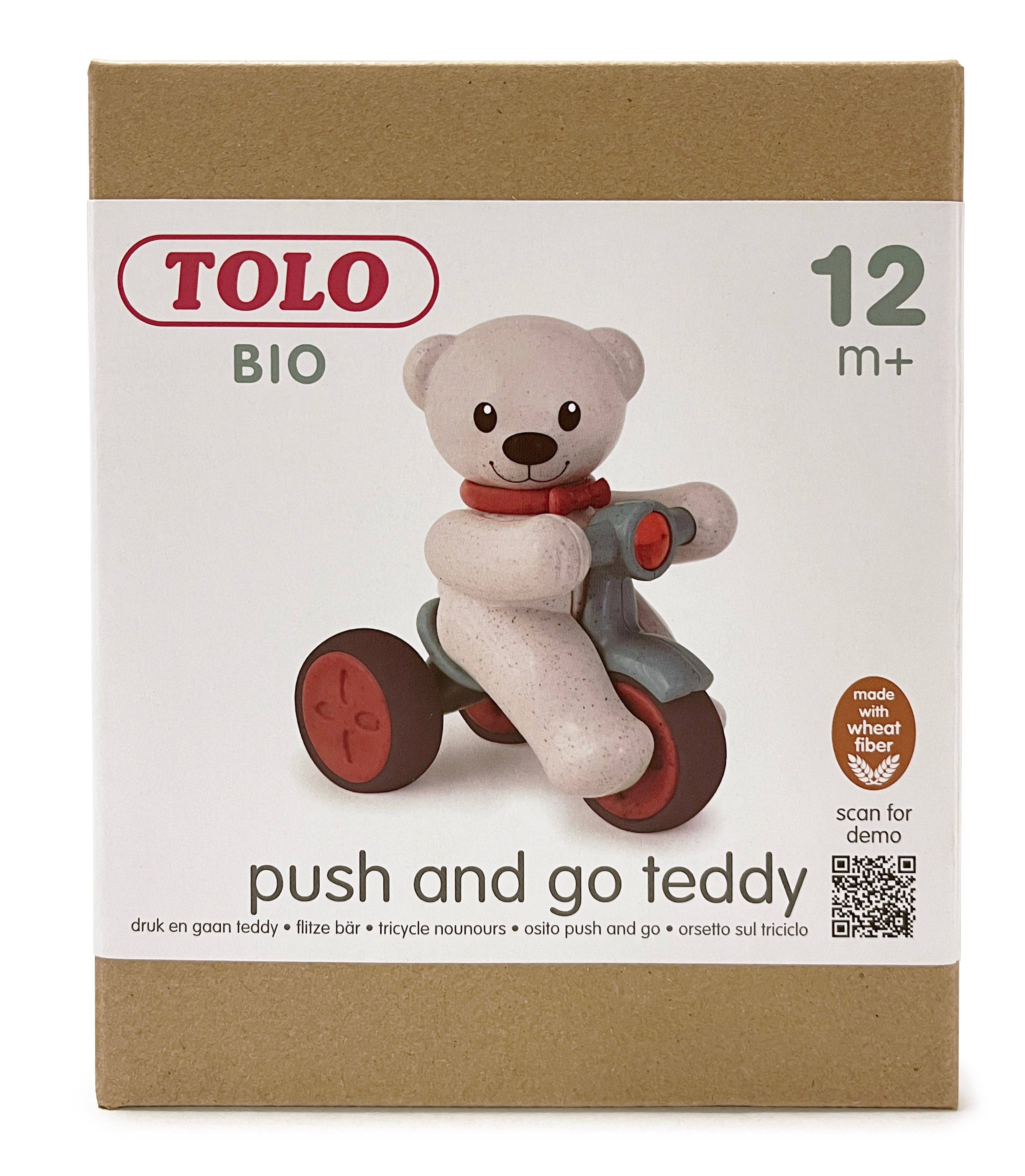 Speedy Monkey - Vente Voiture/camion miniature – enfant - Peluche Push and Go - TOLO2