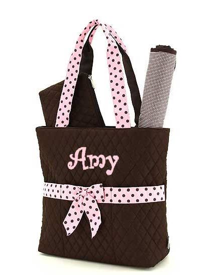 QSD2721 Sac à couches solide matelassé 3 pièces pour la vente par MiMi Wholesale