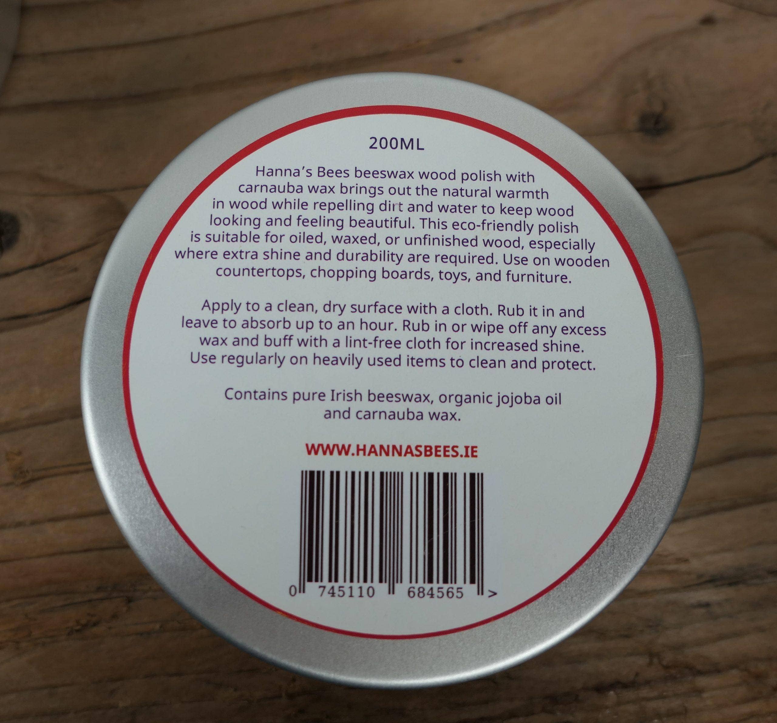 Hanna's Bees - Wholesale Wood Butter - Wood Polish - Beeswax & Carnauba5