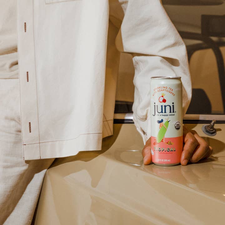 Juni - Wholesale Sparkling Water - Juni Sparkling Adaptogenic Tea - Tropical2