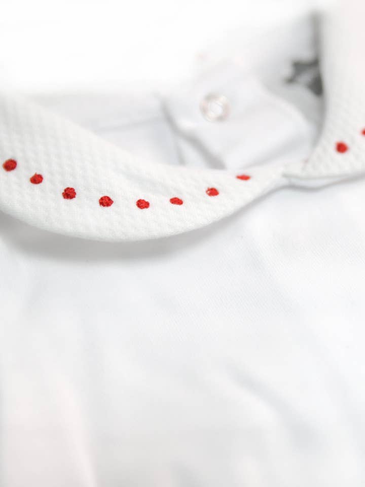 Minhon - Wholesale Bodysuit (Non-Footed) - Baby - Long Sleeve Embroidered Collar Bodysuit5