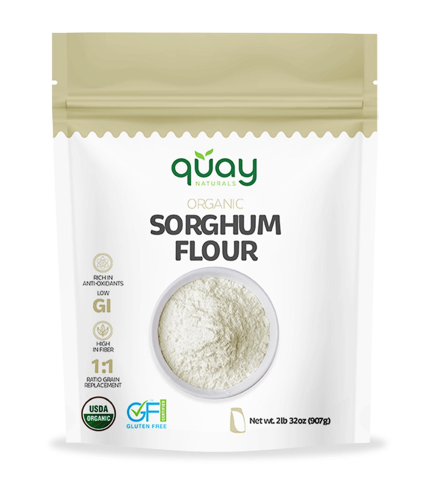 Quay Naturals - Vendita all'ingrosso Farina senza glutine - Farina di sorgo biologica0