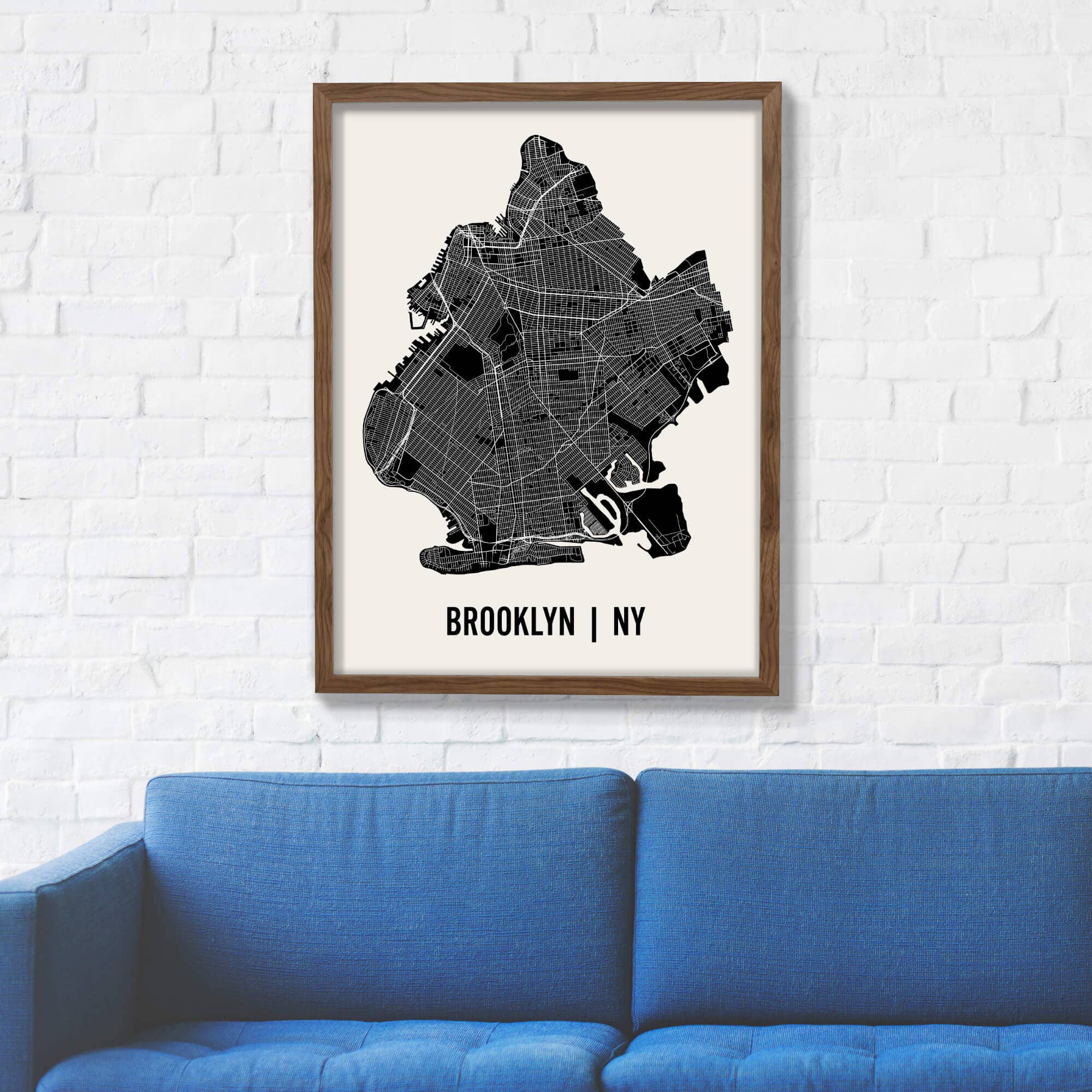 Mr City Printing - Wholesale Art Print - Brooklyn Map Art2