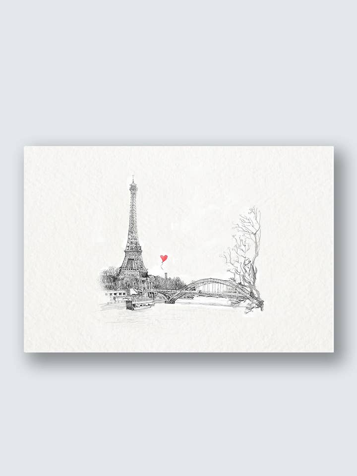 Cartões de saudação de Paris por atacado de Benji's of Brooklyn