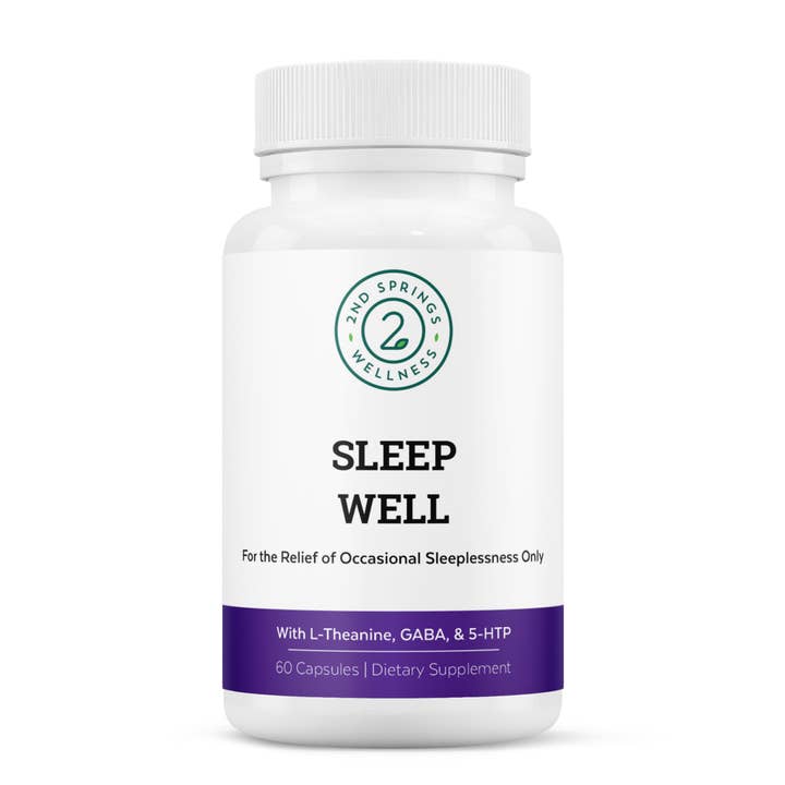Sleep Well Stress Relief & Sleep Support Formula for wholesale by 2nd Springs