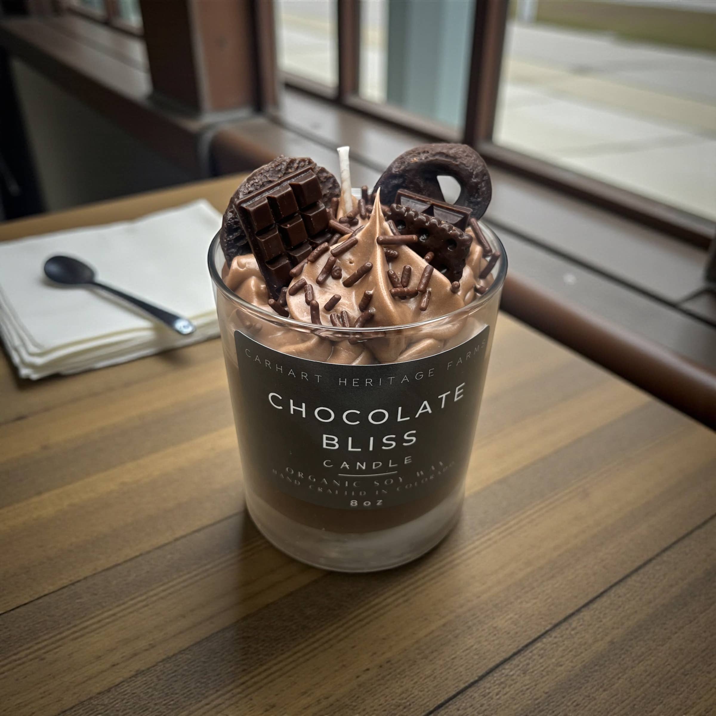 Carhart Heritage Farms - Venta al por mayor Velas de diseño llamativo - Éxtasis de Chocolate4
