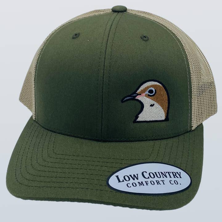 Ruffling Feathers Dove Side Panel Moss/Khaki Hat for wholesale by Riverbed Threads
