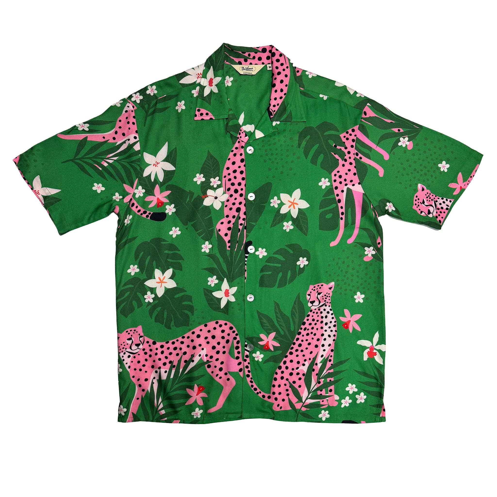 Virgoan Wish LLC - Wholesale Button Down Shirt - Men's - Leppard | Men's Short-Sleeved Shirt | Available in Europe0