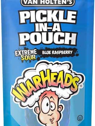 PICKLES WARHEAD BLUE RASP - VAN HOLTENS for wholesale by Hudson Meat Company
