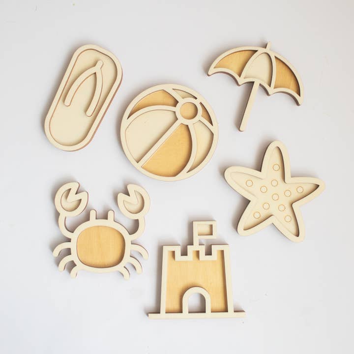 Speeltray miniset - Het strand voor wholesale door Studio de Rijk