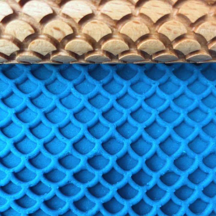 Havfrue Scales Træ Rullestift for engroshandel hos Little Munchkins Playdough