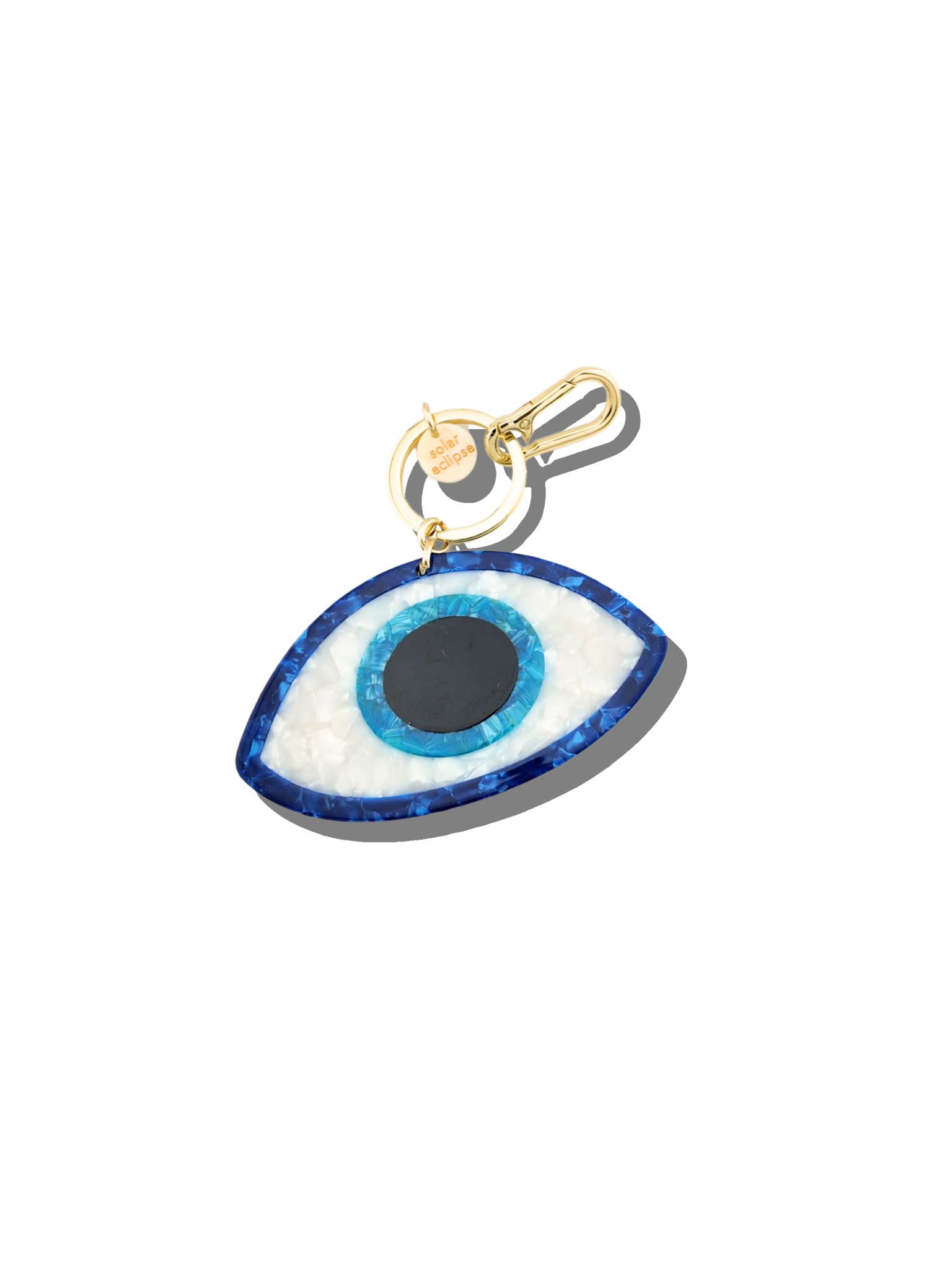 Solar Eclipse - Wholesale Keychain – Women's - Hand-painted Evil Eye Bag Charm & Keychain | Eco-Friendly