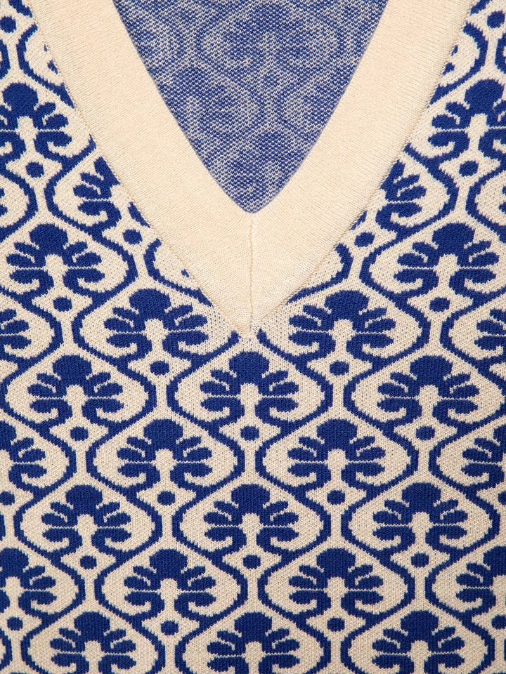 Lanidor - Wholesale Knit Sweater - Women's - Jacquard Knit Sweater (437462-15)1