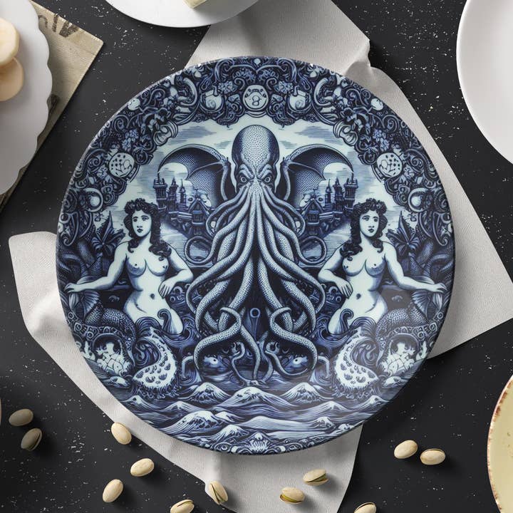 Eldritch Abyss 10" middagstallriksuppsättning för wholesale av Bleak Boutique