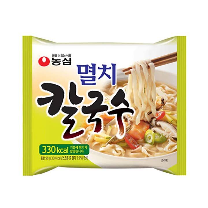 K Moitves Foods – wholesale Ramen – Nongshim Anchovy Kal Guk Soo-98g (5x8, 40Packs)1