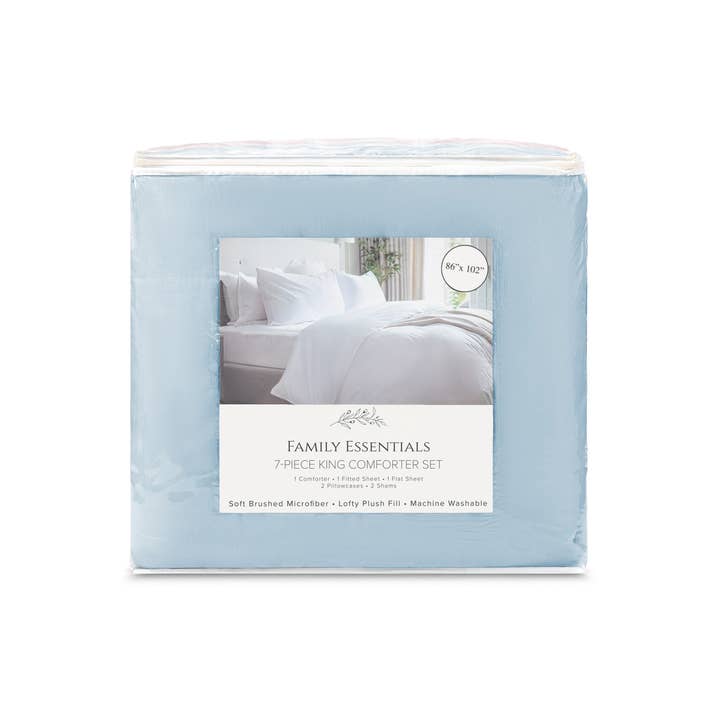 Arkwright Home - Wholesale Bedding Set - Family Essentials Bed in a Bag Comforter Set 53
