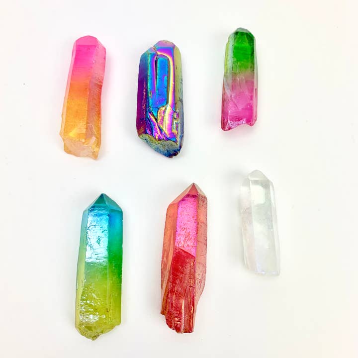 Aura Quartz Points | Rough | 1/2lb bag | Choose a style! for wholesale by Pelham Grayson Rose