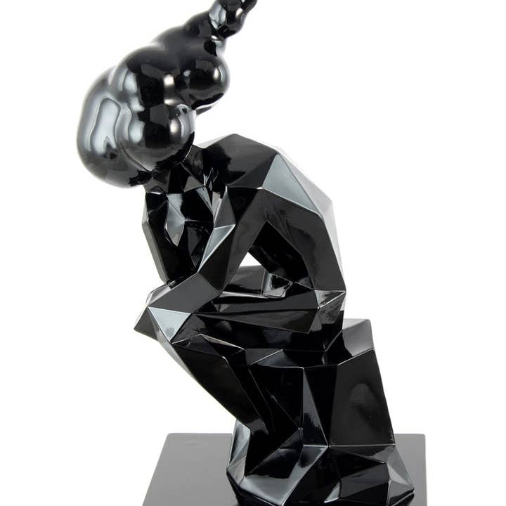 Escultura preta Quénia 110 por atacado de Vivorum