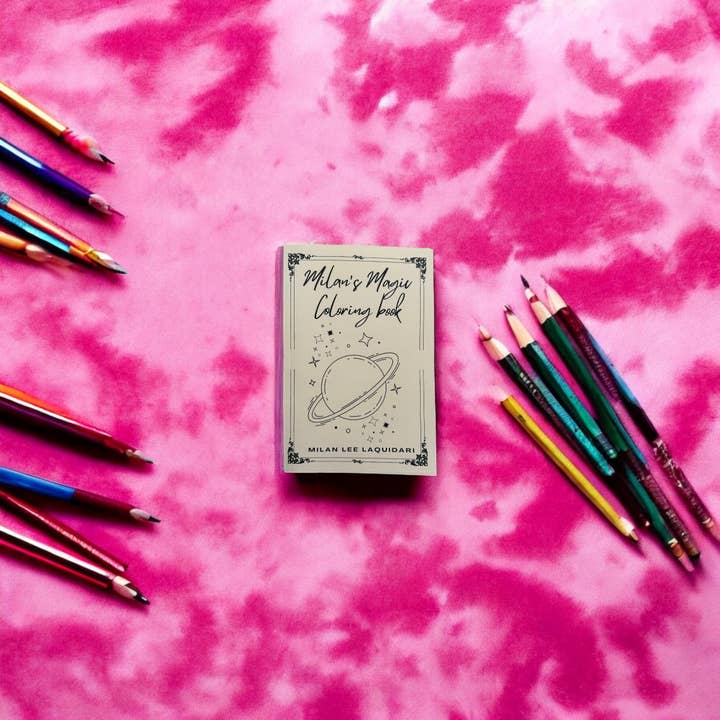 Milans Magic Coloring Book- Mini Manifestation Activity Book for wholesale by Milans Magic