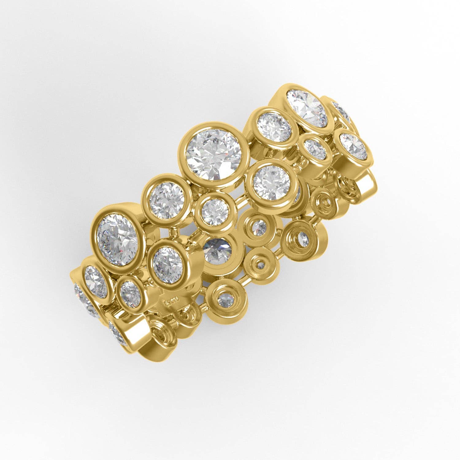 Star Joya – Großhandel Verlobungsringe – 3MM runder Moissanit 925 Silber Verlobungsring6