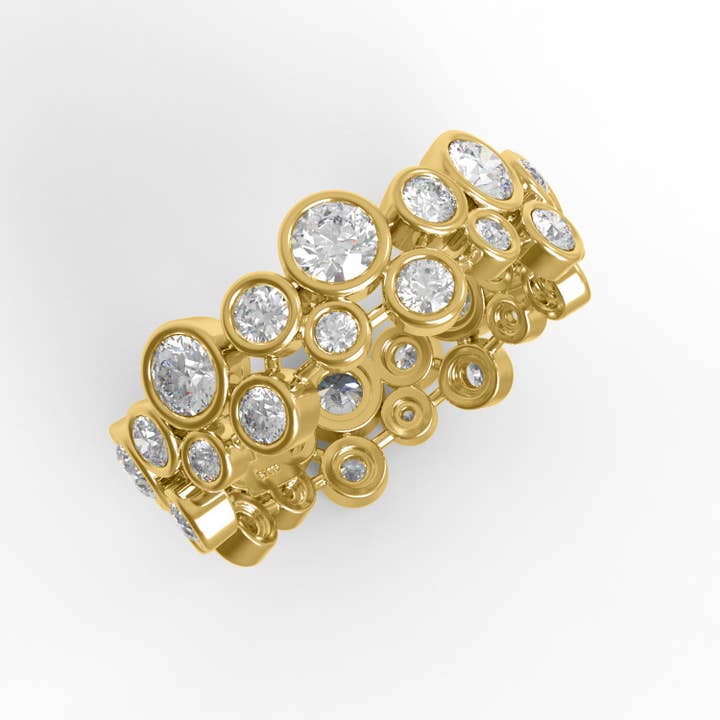 Star Joya – Großhandel Verlobungsringe – 3MM runder Moissanit 925 Silber Verlobungsring6