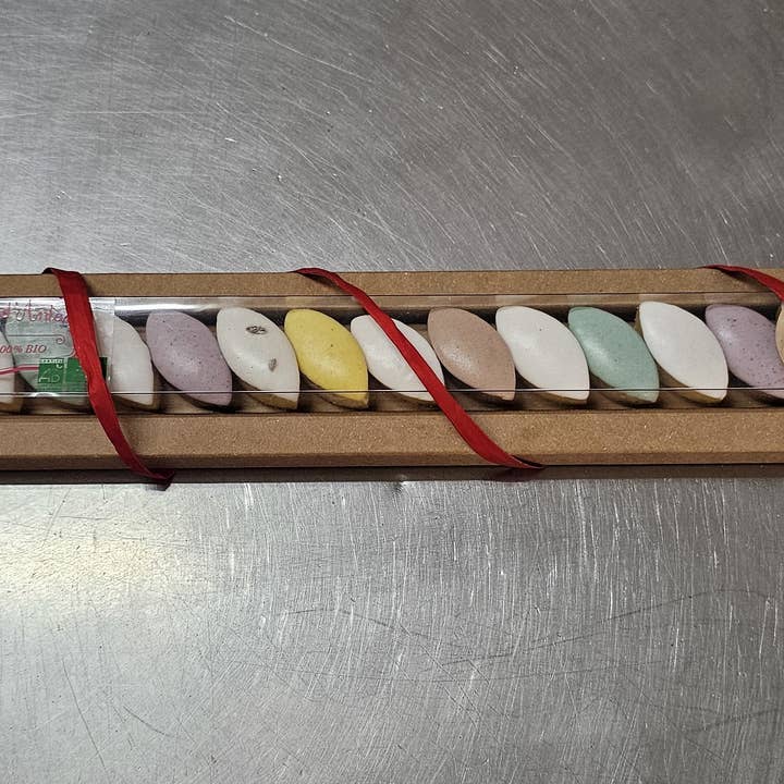 Kraft mini calisson assortiments - 100 g for engroshandel hos La confiserie d'antan 100%bio