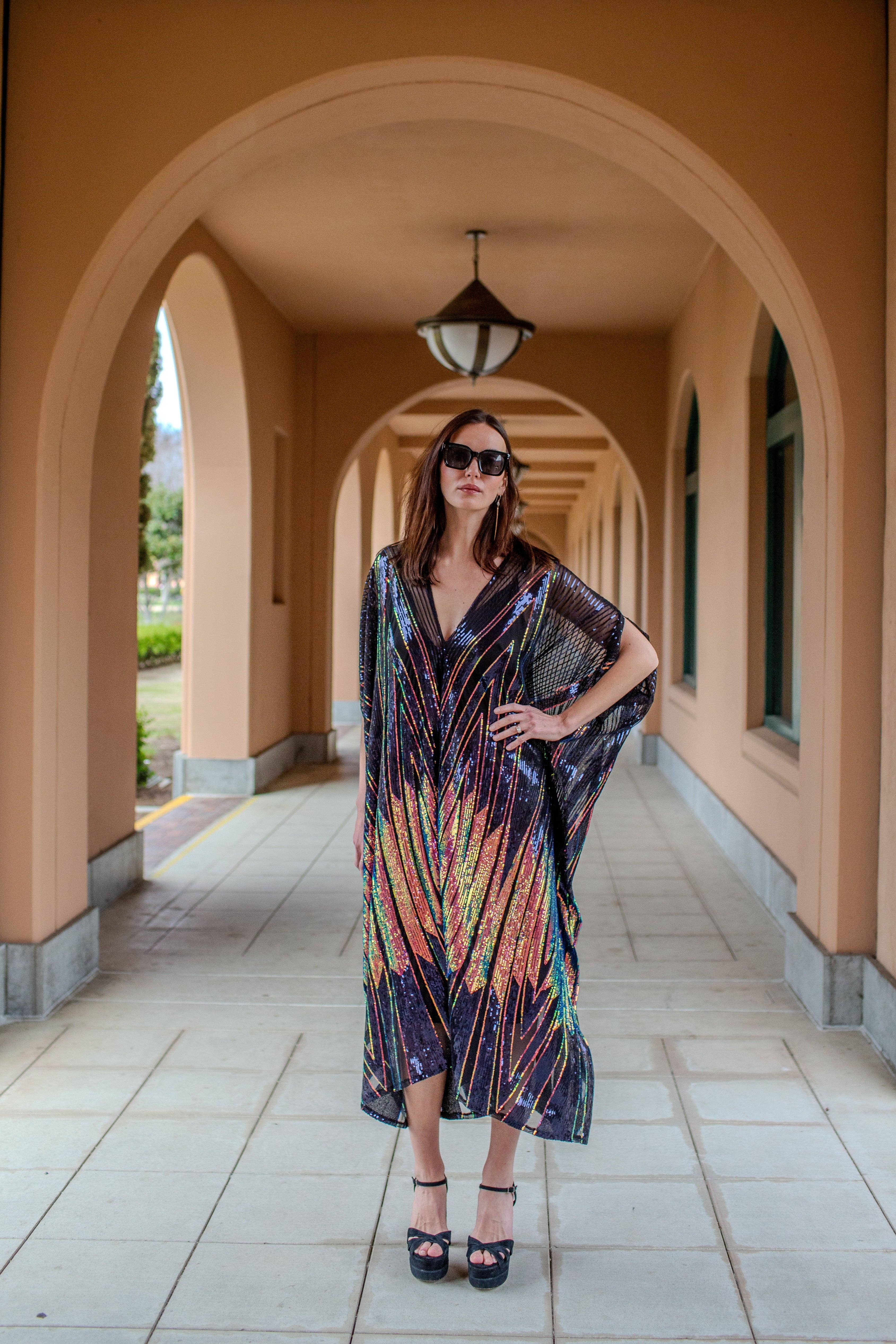 Jennafer Grace - Wholesale Kaftan - Women's - Midnight Lotus Caftan12
