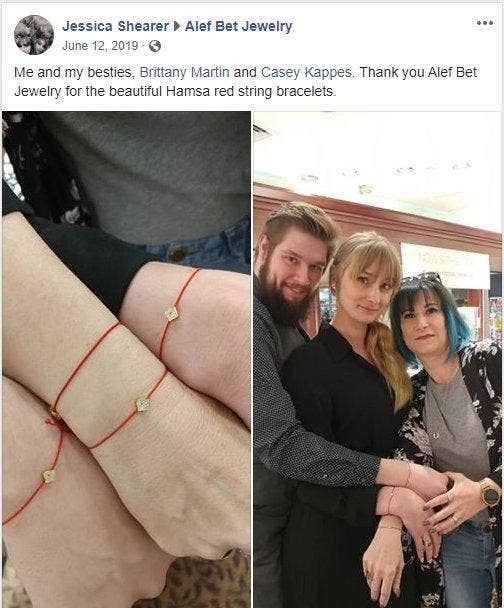 ALEF BET JEWELRY – wholesale Charm/dangle bracelet – Red String Jewish Star or Evil Eye Bracelet for Protection15